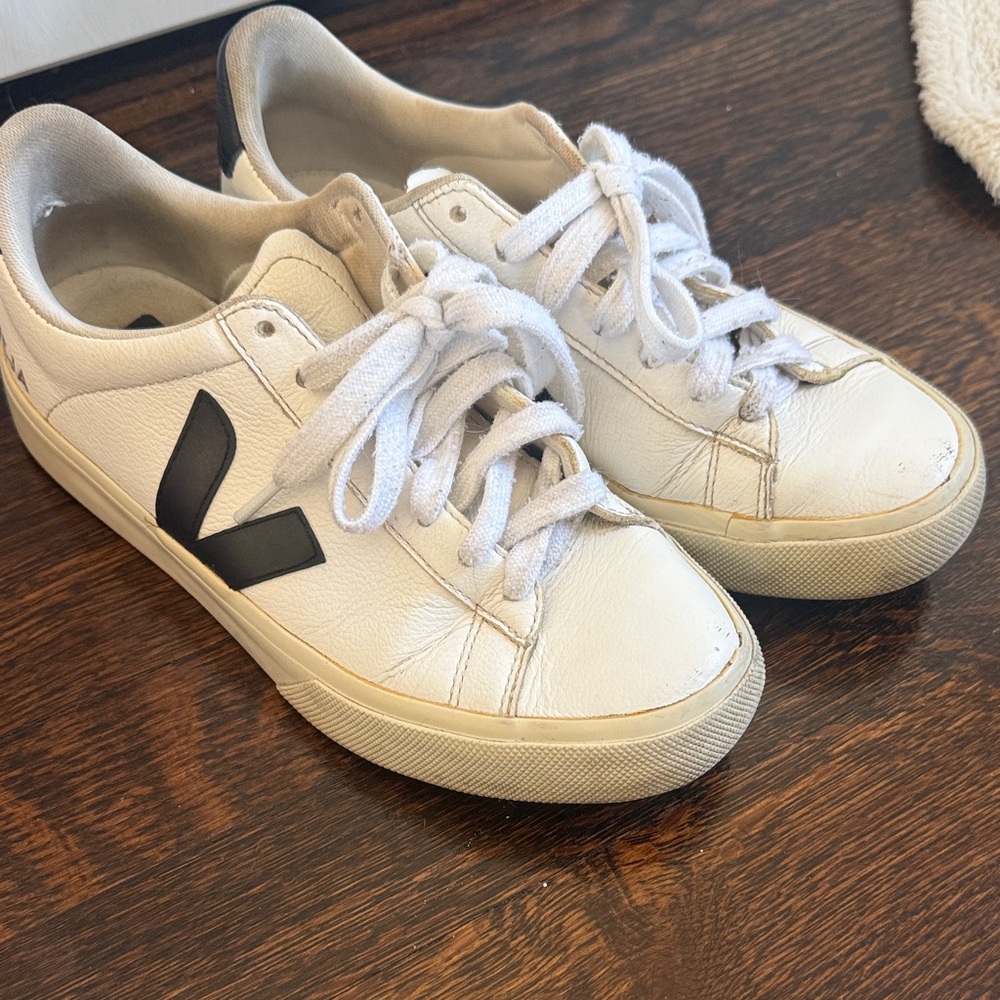 Veja White and Black Women's Sneakers